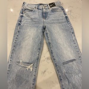 Express Ankle Straight High Rise Jeans